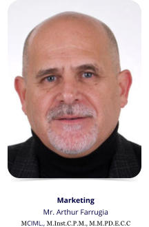 Marketing Mr. Arthur Farrugia MCIML., M.Inst.C.P.M., M.M.PD.E.C.C